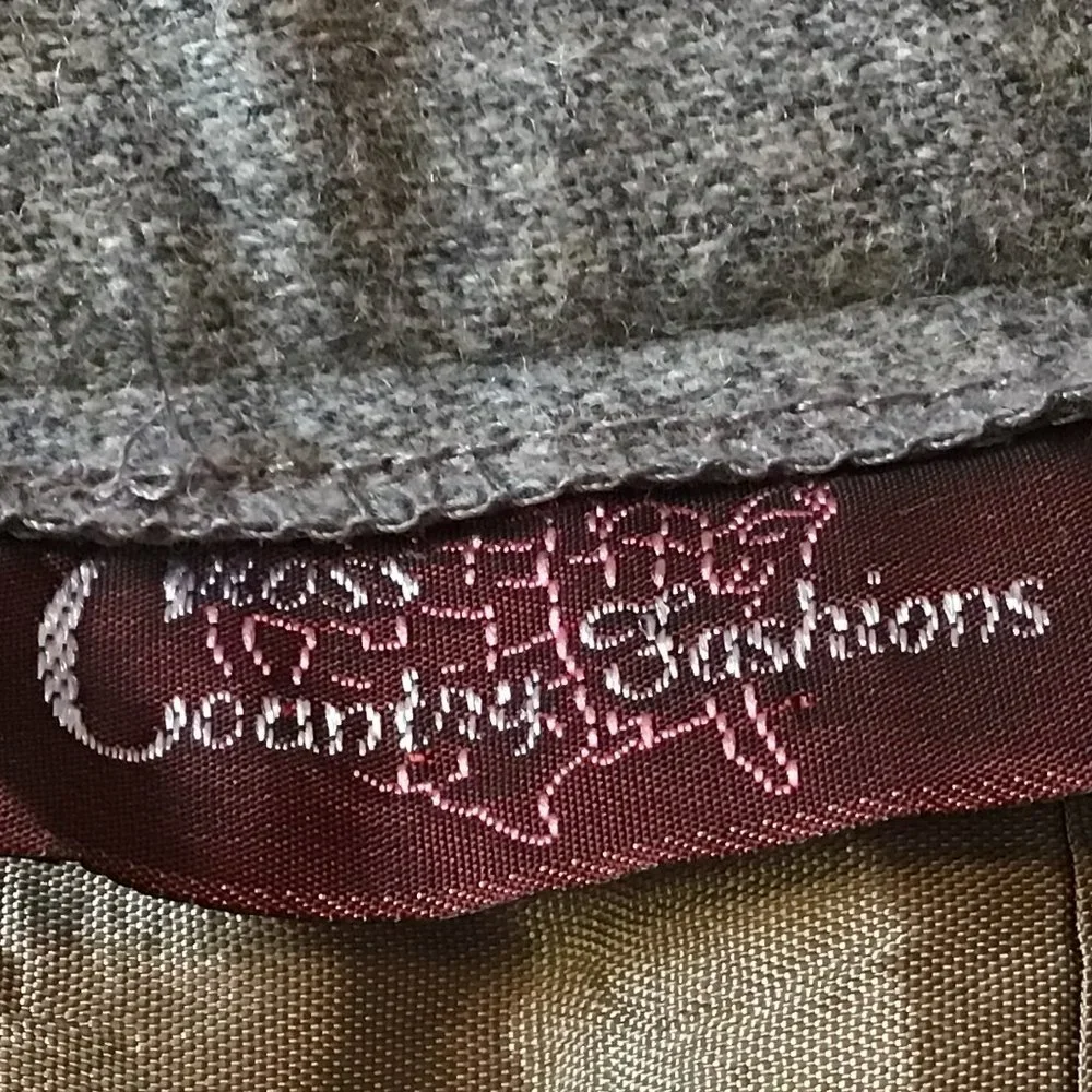 Cross Country Fashions - Gray Wool Mix Slacks - Picture 6 of 9